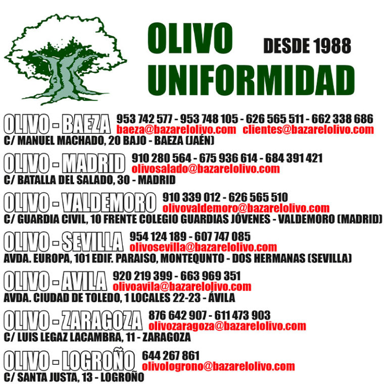 Bazar Olivo – Uniformidad Desde 1988 – JUPOL